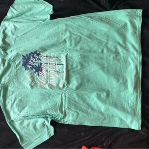 Graphic Image Mint Green California Tee